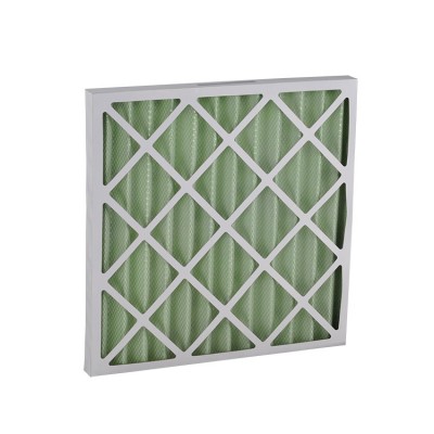 MERV 8 Pleated Synthetic Fiber Air Filter, G4 Washable Pre Filter